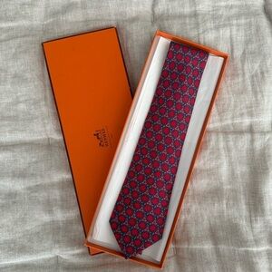 Hermes Silk Tie